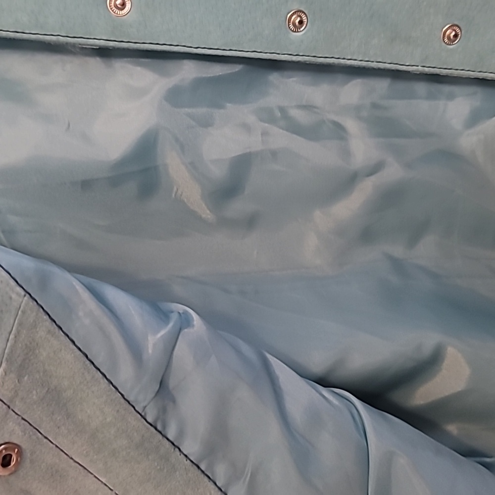 Live A Little Aqua Leather Jacket - Picture 5 of 9